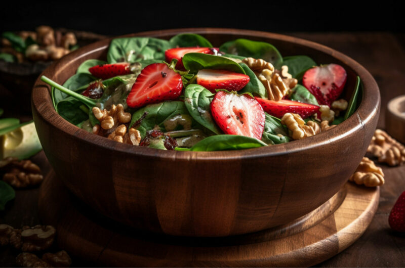 Strawberry Spinach Salad